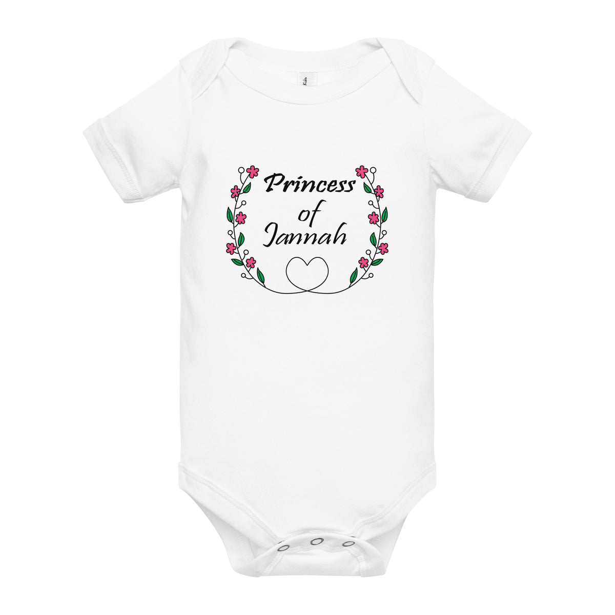 Princess of Jannah Baby Short Sleeve One Piece – ImanHood Global LTD