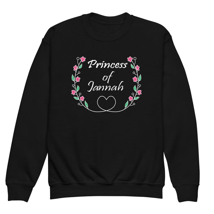 Princess of Jannah Youth Crewneck Sweatshirt