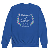 Princess of Jannah Youth Crewneck Sweatshirt