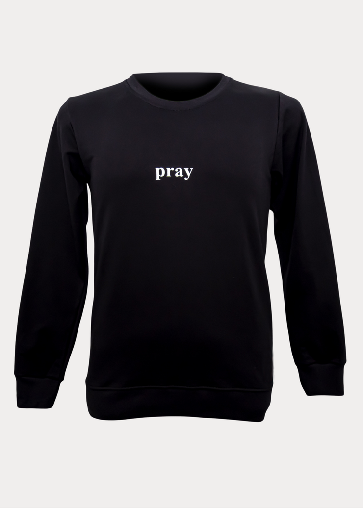 Pray Round Neck Sweatshirt