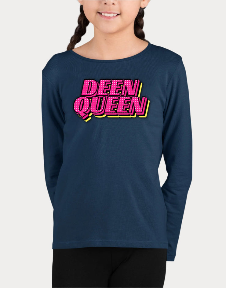 Deen Queen Youth Long Sleeve Kids T-Shirt