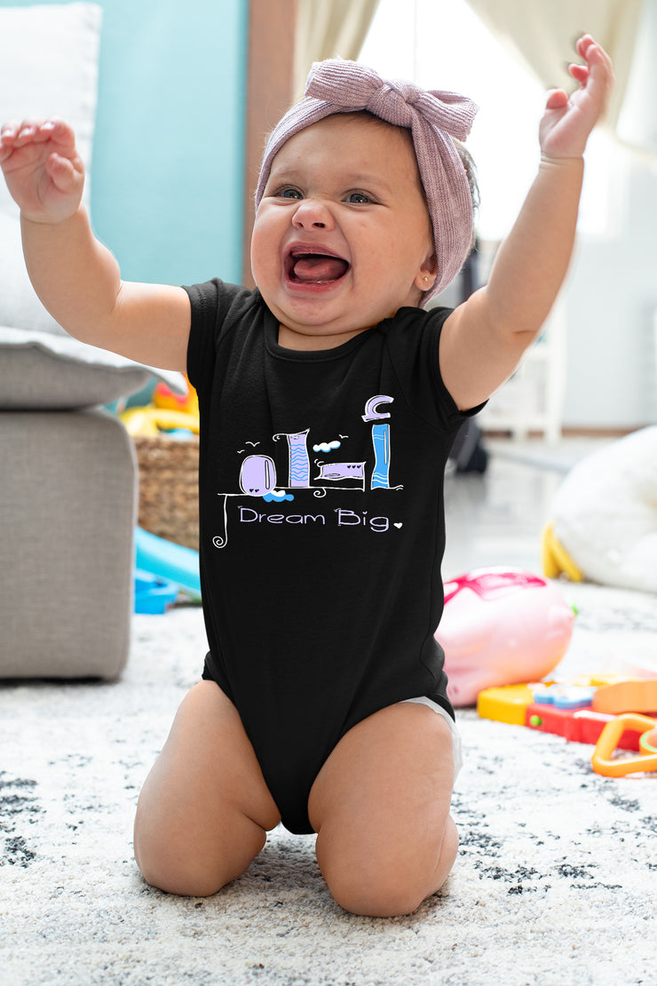 Dream Big Baby Short Sleeve Romper