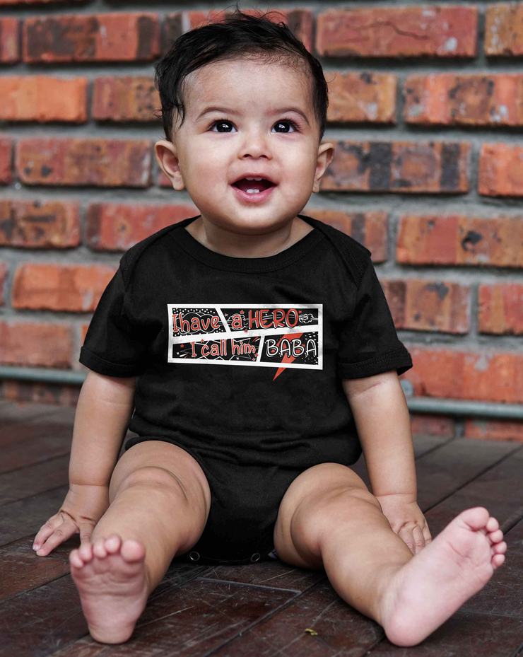 I Have a Hero! Baby Short Sleeve Romper