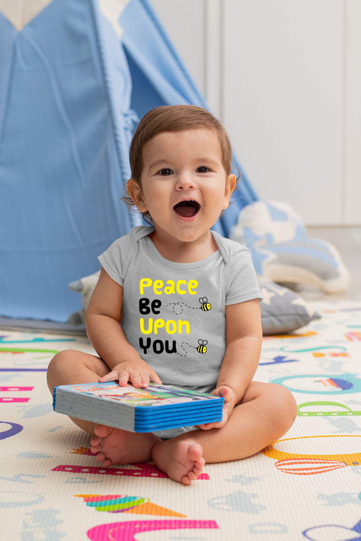 Peace Be Upon You Baby Short Sleeve Romper