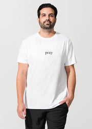 Pray White Unisex T-shirt