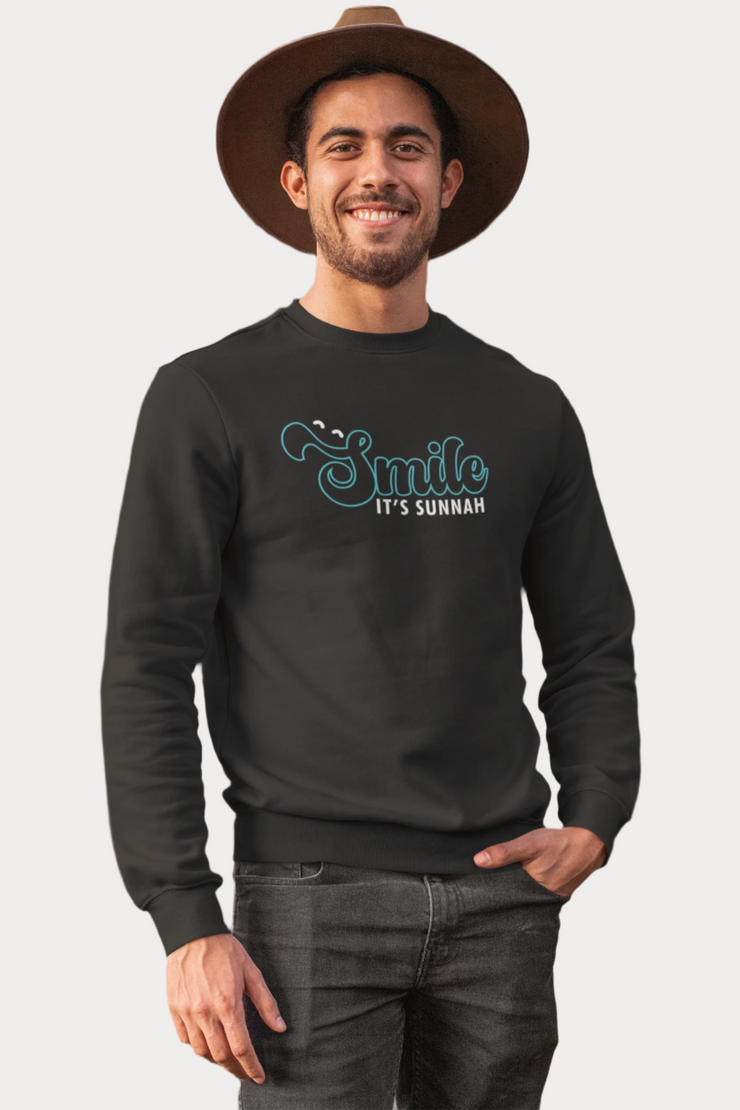 Smile It's Sunnah Unisex Premium Sweatshirt