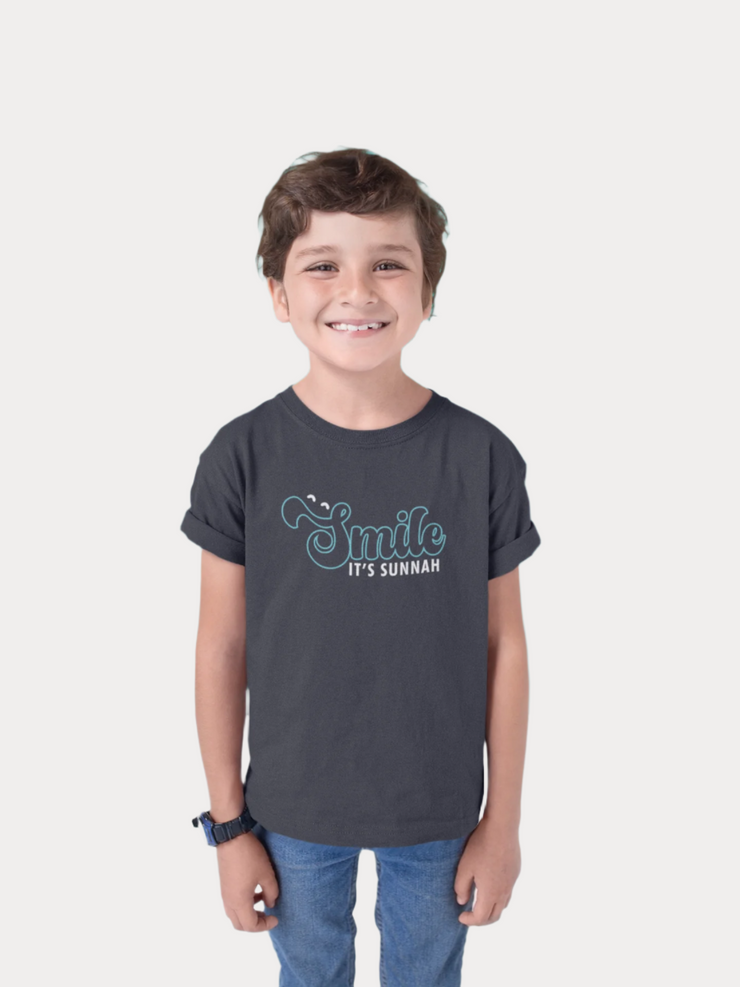 Smile It's Sunnah Toddler Short Sleeve Kids Tee