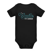 Smile It's Sunnah Baby Short Sleeve Romper