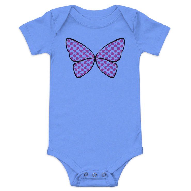 Farasha Purple Baby Short Sleeve One Piece