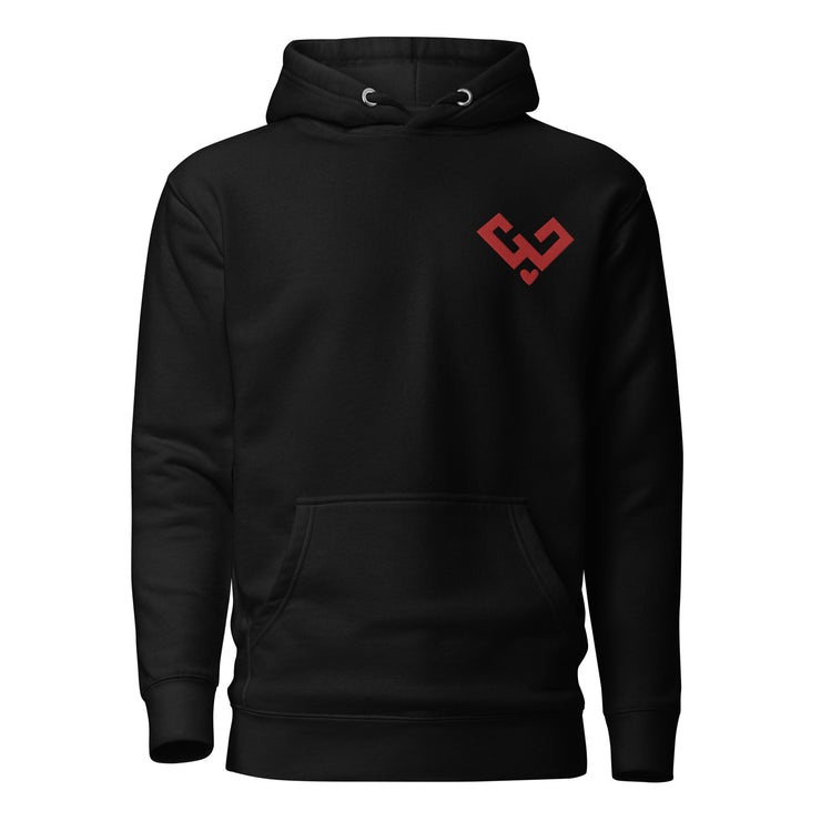 Love Unisex Embroidery Hoodie