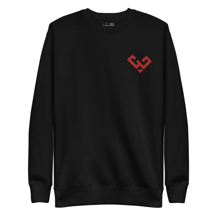 Love Unisex Premium Embroidery Sweatshirt