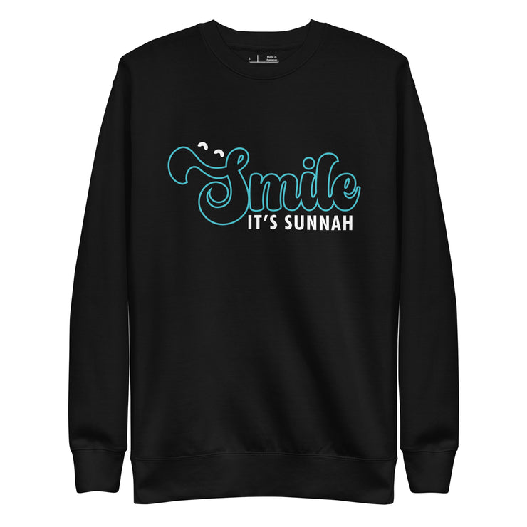 Smile It's Sunnah Unisex Premium Sweatshirt