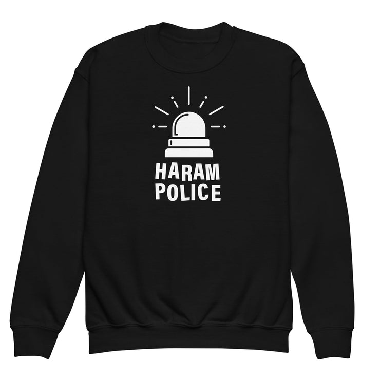 Haram Police Crewneck Kids Sweatshirt