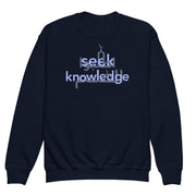 Seek Knowledge Crewneck Kids Sweatshirt