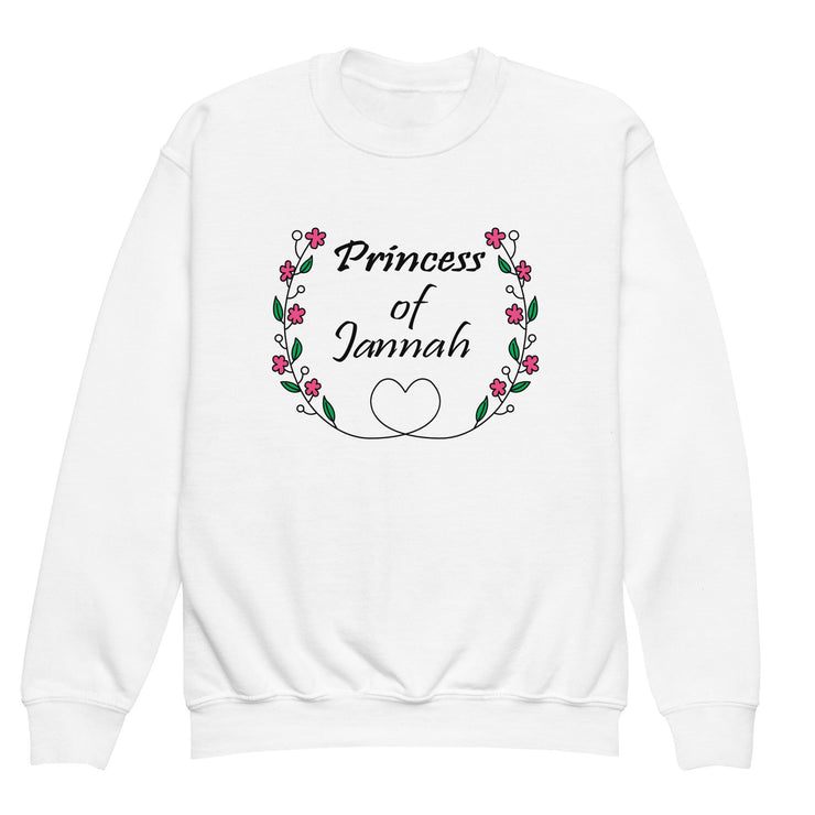 Princess of Jannah Youth Crewneck Sweatshirt