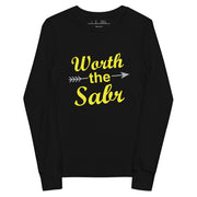 Worth The Sabr Youth Long Sleeve T-shirts