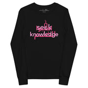 Seek Knowledge Long Sleeve Kids T-Shirts