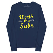 Worth The Sabr Youth Long Sleeve T-shirts