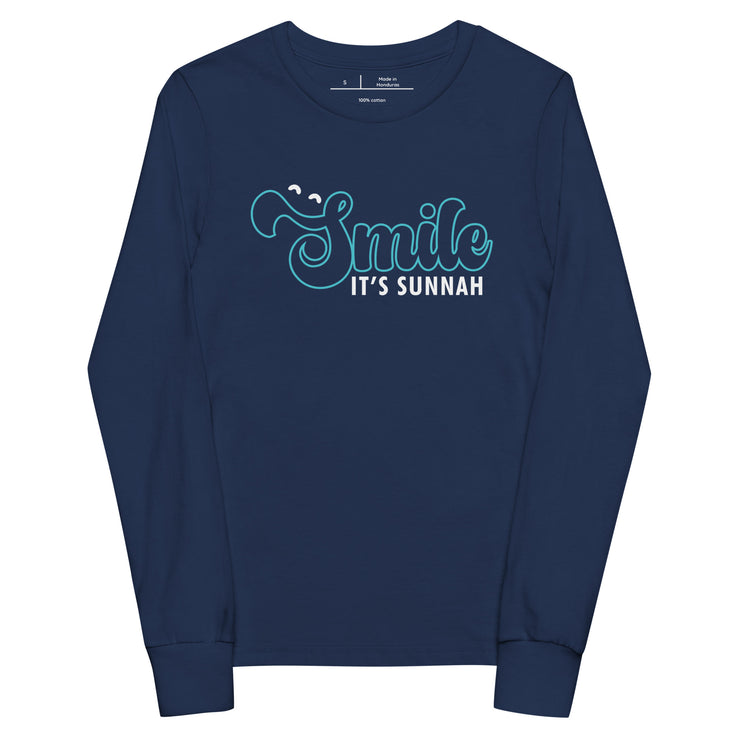 Smile It's Sunnah Long Sleeve Kids T-Shirts