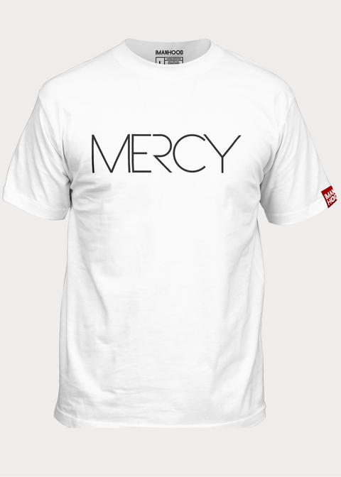 Mercy Round Neck  T-shirt | White - ImanHood Clothing LTD