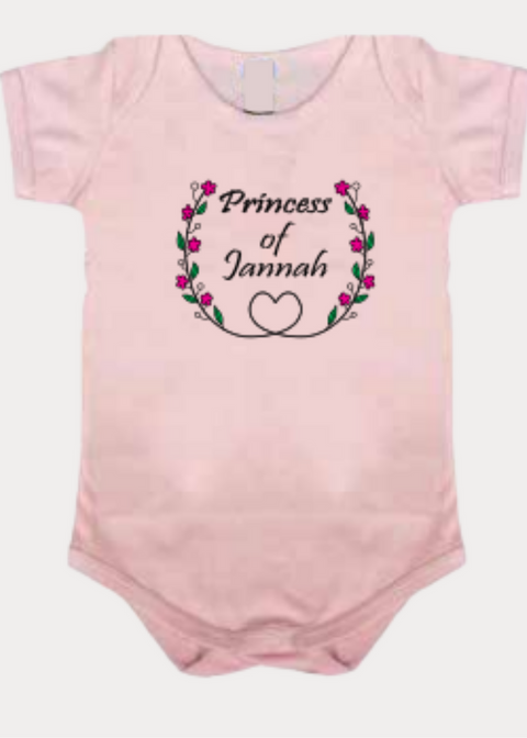 Princess Of Jannah Romper | Hot Pink - ImanHood Clothing LTD