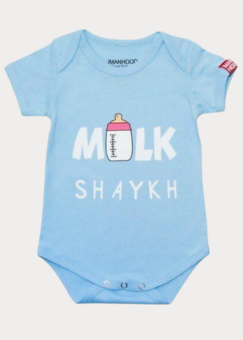 Milk Sheikh Romper | Sky Blue - ImanHood Clothing LTD